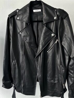 DISSH Leather Moto Jacket